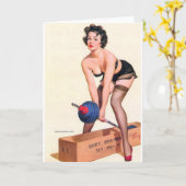 Pin omhoog voor zwaar tillen kaart (Gele Bloem)