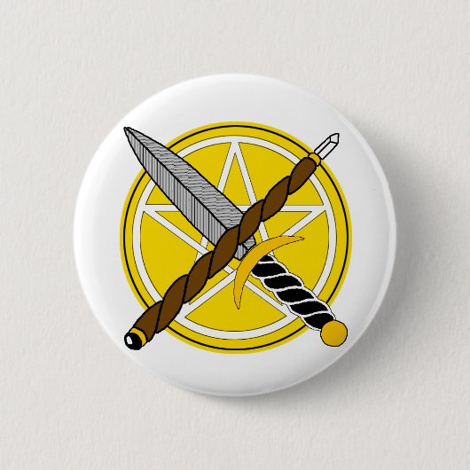 Pin-on-badge - Magische praktijk Ronde Button 5,7 Cm (Voorkant)