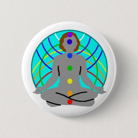 Pin-on-badge - Psychische kunsten Ronde Button 5,7 Cm (Voorkant)