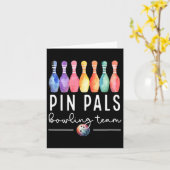 Pin Pals Bowling Ball Grappige Vrouwen Matching Bo Kaart (Gele Bloem)