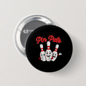 Pin Pals - Bowling Bowler Ronde Button 5,7 Cm (Voorkant /achterkant)