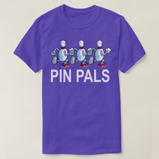 Pin Pals Bowling-training T T-shirt (Design voorkant)