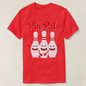 Pin Pals Cute Bowling Shirt For Men Women And Kids (Design voorkant)
