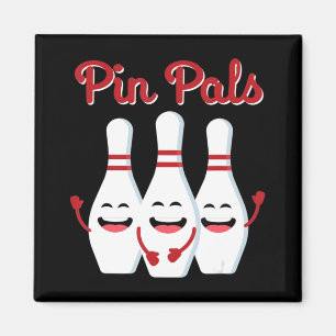 Pin Pals Cute Bowling voor mannen en Kinderen Magneet