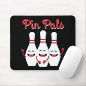 Pin Pals Cute Bowling voor mannen en Kinderen Muismat (Met muis)
