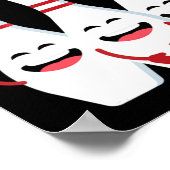 Pin Pals Cute Bowling voor mannen en Kinderen Poster (Hoek)