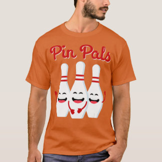 Pin Pals Cute Bowling voor mannen en Kinderen T-shirt