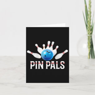 Pin Pals voor Bowlers Funny Bowling Kaart