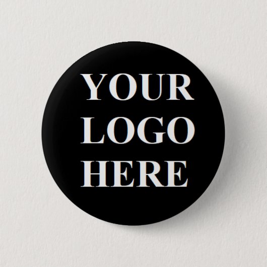 Pin Redondo De 2 Pulgadas Your logo here Ronde Button 5,7 Cm (Voorkant)