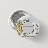 Pin, sencillo, bonito, basico ronde button 3,2 cm (Voorkant /achterkant)