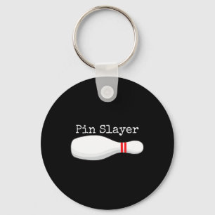Pin Slayer Bowling Graphic Strikes Kalkoenen T Sleutelhanger