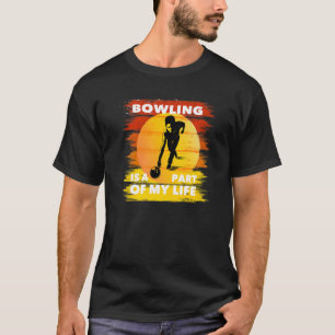 Pin Spare Strike Part van mijn Life Bowler Bowling T-shirt