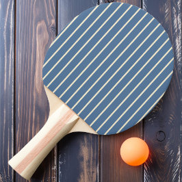PIn-strepen Capri Blauwe Kleur Tafeltennisbatje