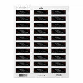 Pin Stripe Etiket (Full Sheet)