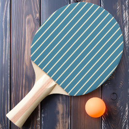 Pin-Striping Diep Aqua Kleur Tafeltennisbatje