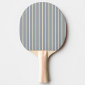 Pin-Striping Duif Grijs Kleur Ping Pong Paddle Tafeltennisbatje (Voorkant)