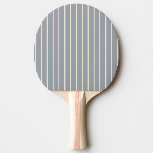 Pin-Striping Duif Grijs Kleur Ping Pong Paddle Tafeltennisbatje (Voorkant)