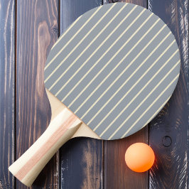 Pin-Striping Duifgrijs Kleur Ping Pong Paddle Tafeltennisbatje