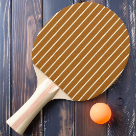 Pin-Striping Gebrande Zand Kleur Tafeltennisbatje