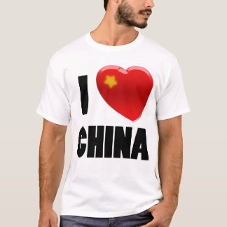 pin t-shirt007 I Love China T-shirt