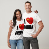 pin t-shirt 007 I Love China Dragon edition (Unisex)