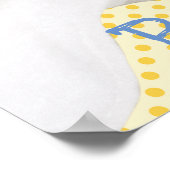 Pin the Pacifier on Baby shower Game Poster (Hoek)