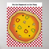 Pin the Pepperoni on the Pizza Game Poster (Voorkant)