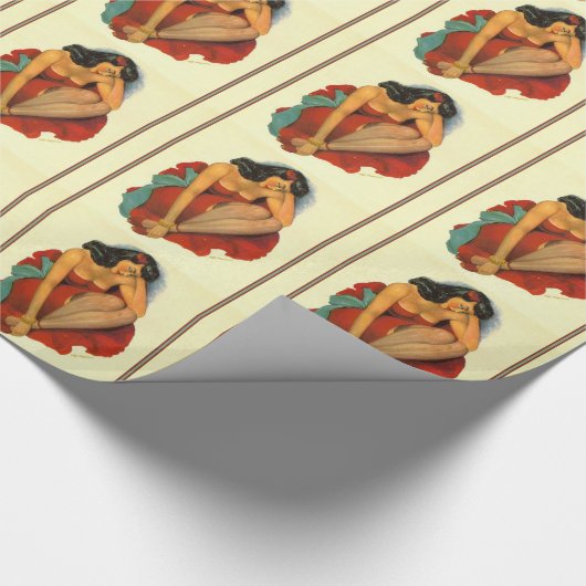 Pin Up 1950 Cadeaupapier (Hoek)