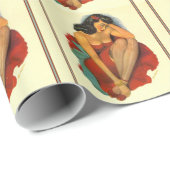 Pin Up 1950 Cadeaupapier (Rol Hoek)