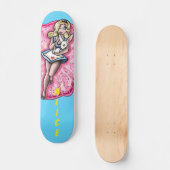 Pin-up Alice Persoonlijk Skateboard (Voorkant)