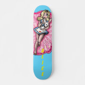 Pin-up Alice Persoonlijk Skateboard (Voorkant)