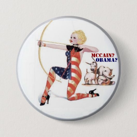 Pin-up Archer Button (Voorkant)