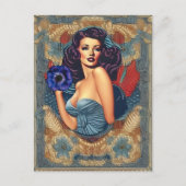 Pin Up Art, Briefkaart voor postkruising (Voorkant)