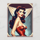 Pin Up Art, Briefkaart voor postkruising (Voorkant)