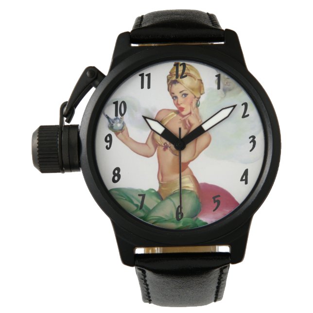 Pin Up Babes Horloge (Voorkant)