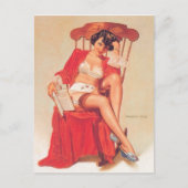   pin-up briefkaart (Voorkant)