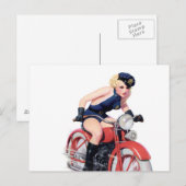 Pin-up Briefkaart (Voorkant / Achterkant)