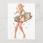 pin up briefkaart (Voorkant)