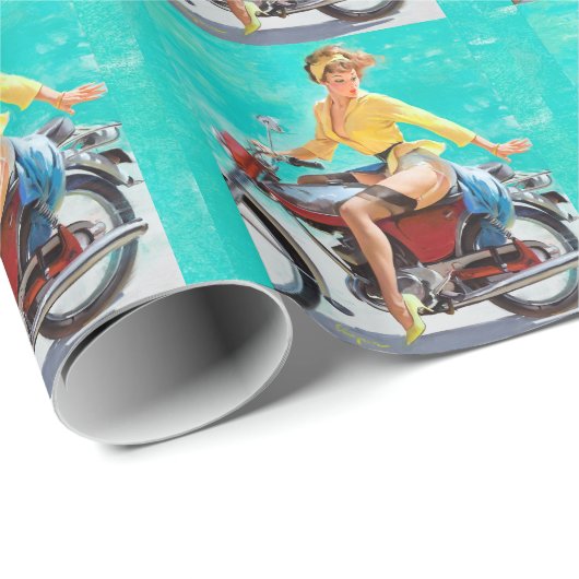 Pin Up Cadeaupapier (Rol Hoek)