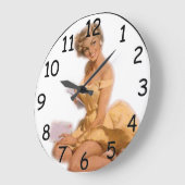 Pin-up Classie Blond Klok (Hoek)