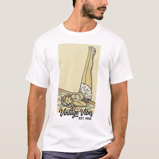 Pin-Up Flamingo Crush T-shirt (Voorkant)