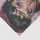  Pin Up Girl5 Tissuepapier (Detail)