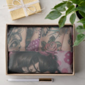  Pin Up Girl5 Tissuepapier (Geschenk)