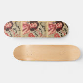 Pin-up Girl Art zend Kisses met liefde Skateboard (Horizontaal)
