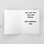 Pin-up Girl Birthday Kaart (Binnen)