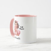 Pin-Up Girl Doughnut koffie Mok (Voorkant links)