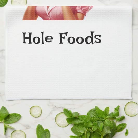 Pin-Up Girl Doughnut Theedoek (Gevouwen)