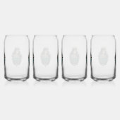 pin up girl gletsjer blikvorm glas (Rechts)