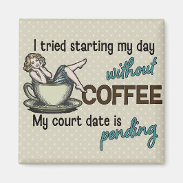 Pin-up Girl Koffie Magneet