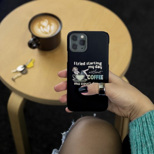 Pin-up Girl Koffieverslaafde Case-Mate iPhone Case